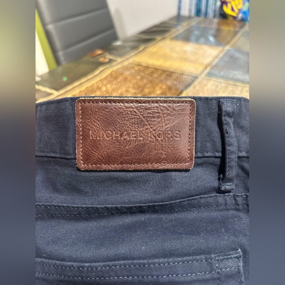 Michael Kors Men's Navy Straight Jeans - Picture 3 of 7